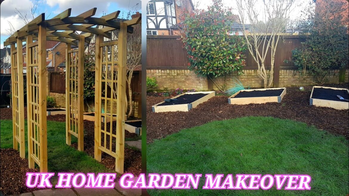 My new garden transformation~ Small urban garden makeover ~ March garden tour~ Garden design