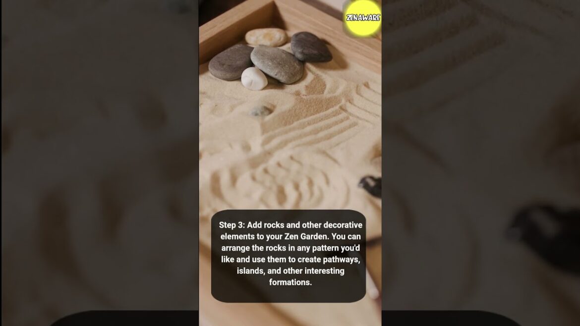 4 Steps On Creating Your Own Zen Garden #shorts