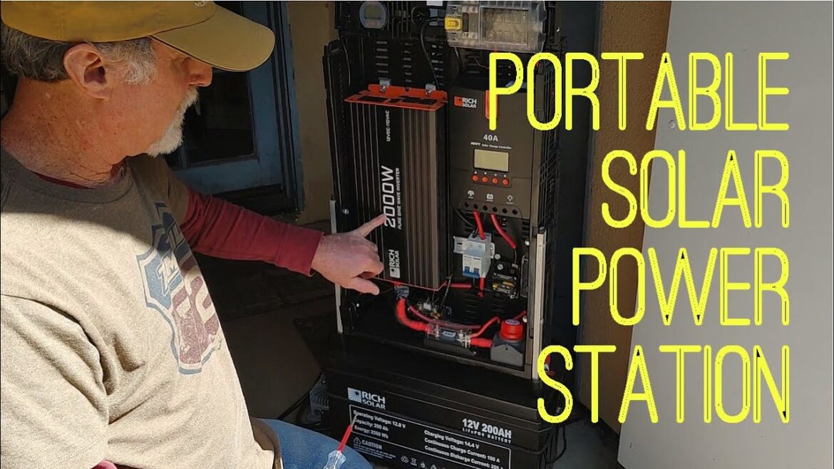 Portable Solar Power Station, a modular Solar Generator!