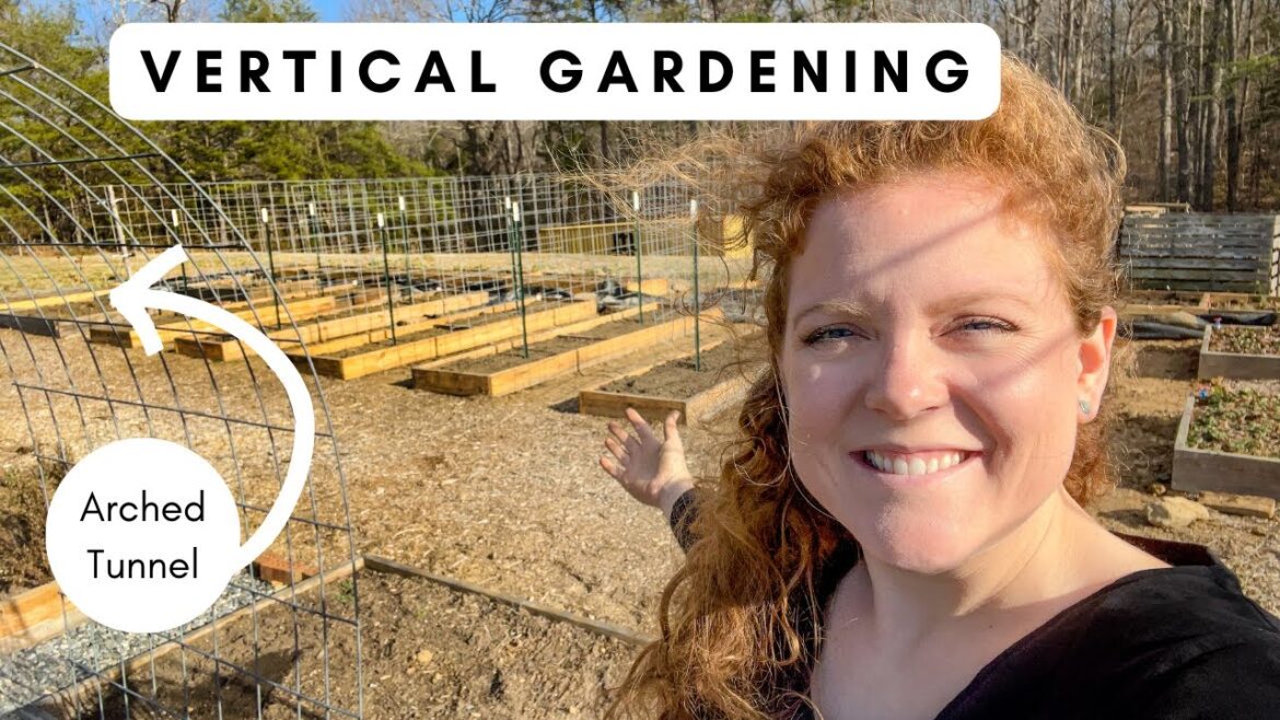 Vertical Gardening with Cattle Panels | Filling Raised Beds