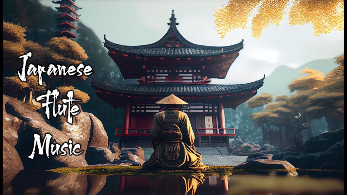 Japanese Peaceful Temple - Zen Garden with Japanese Flute Music - Meditation Music, Relaxing Music