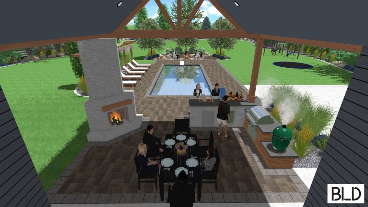 Dry Creek Backyard Landscape Design