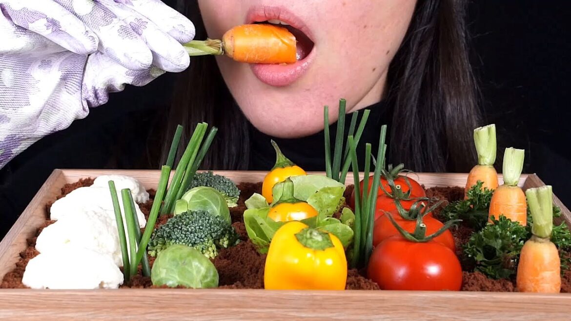 ASMR Veggie Patch Garden With Edible Soil (No Talking)