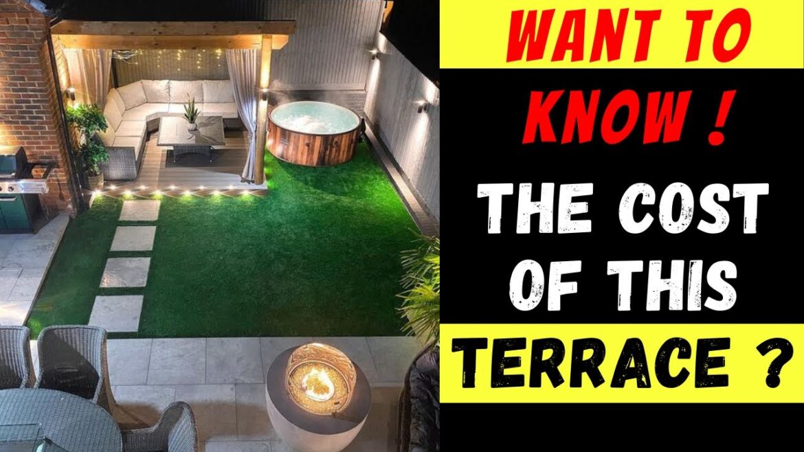 Terrace garden. Terrace design. Terrace tiles design. Terrace decorating ideas. Pergola design, Cost