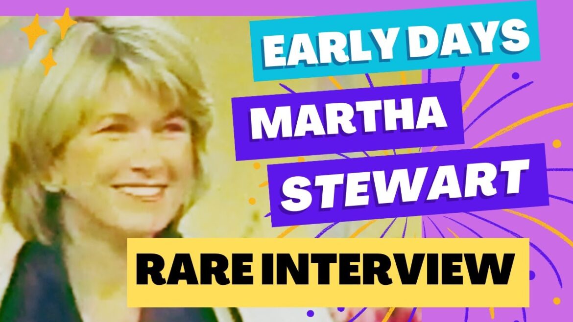 Martha Stewart Interview, 1995 Martha Stewart Interview, 1995