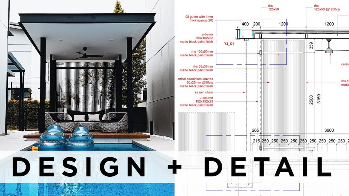 How We Built Our Concrete Pool and Steel Frame Cabana (Design + Detail)