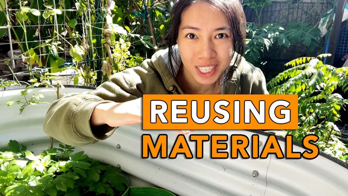 Get Your Garden Ready for Spring by Upcycling Old Materials.