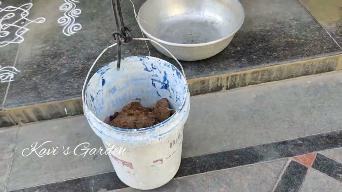 Garden tips,Easy tip to carry Garden Soil to your terrace.