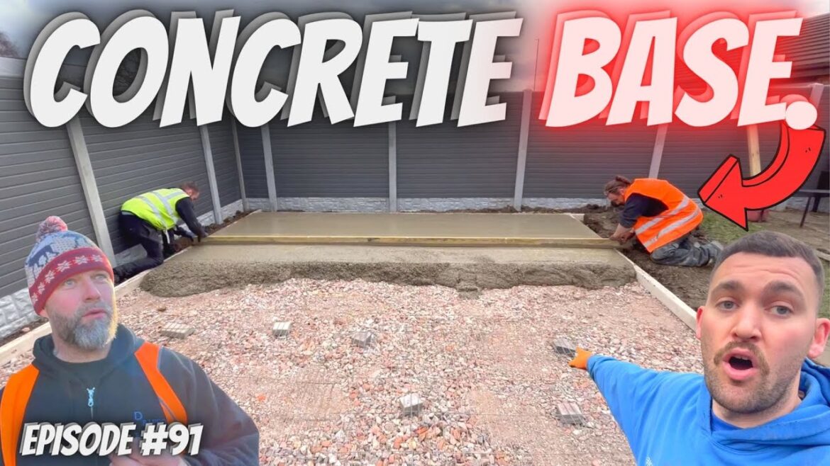 MASSIVE CONCRETE BASE BUILD! - This Week At D&J Projects #91