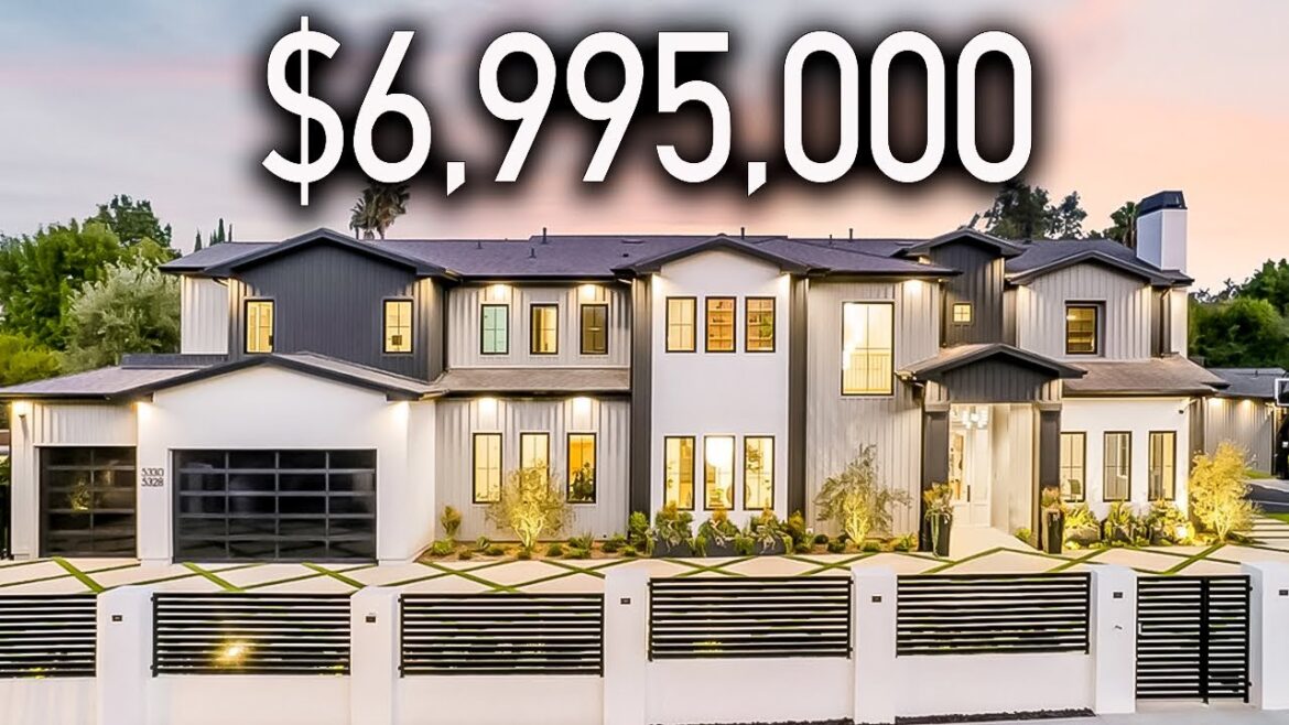 Touring Encino’s NEWEST Mansion with a Basketball Court! Touring Encino's NEWEST Mansion with a Basketball Court!