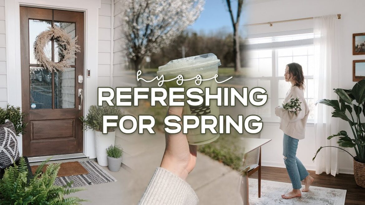 REFRESHING MY HOME FOR SPRING 🌷 | Minimalist Spring Decor, New Plants & Mini Front Porch Makeover