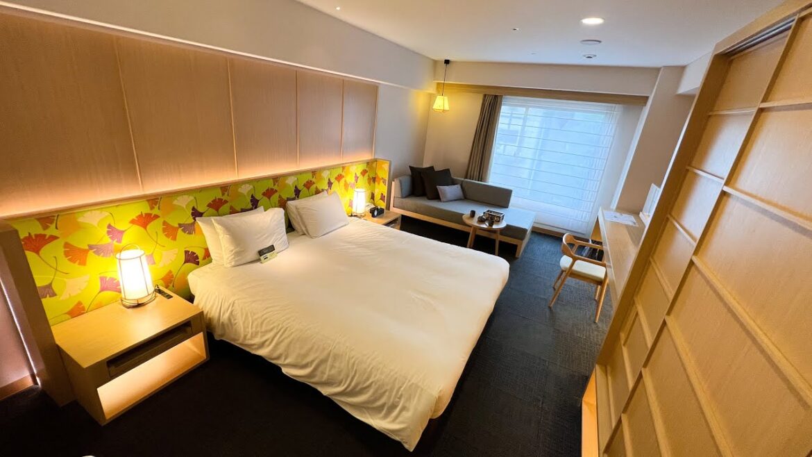 Stayed at Kyoto Hotel with a Beautiful Japanese Garden 🏨🌿👘 NOKU KYOTO