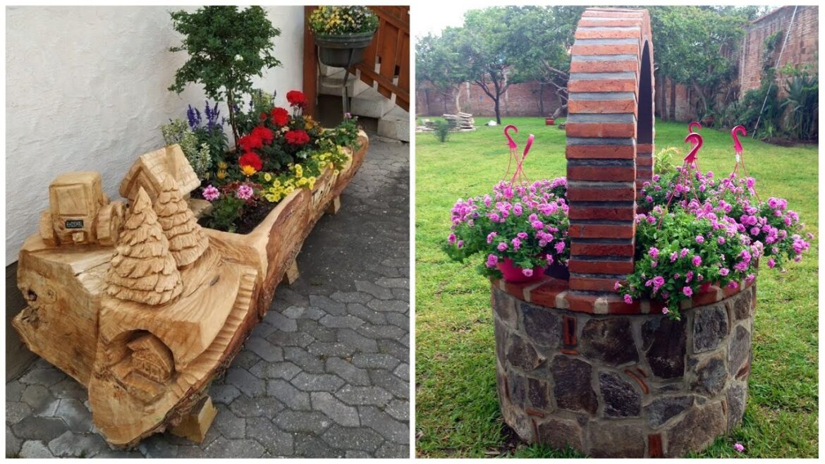 40 garden and backyard decorating ideas from wood, brick and metal! 40 garden and backyard decorating ideas from wood, brick and metal!