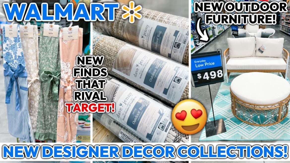 NEW Walmart Designer Decor! *WATCH OUT TARGET 🎯 * | Better Homes & Gardens Outdoor Furniture + Decor