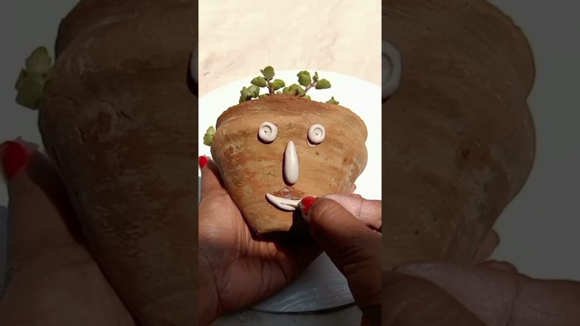 waste material craft|Garden Decor #diyplanter#short #terracottapots #claypot recycle garden design