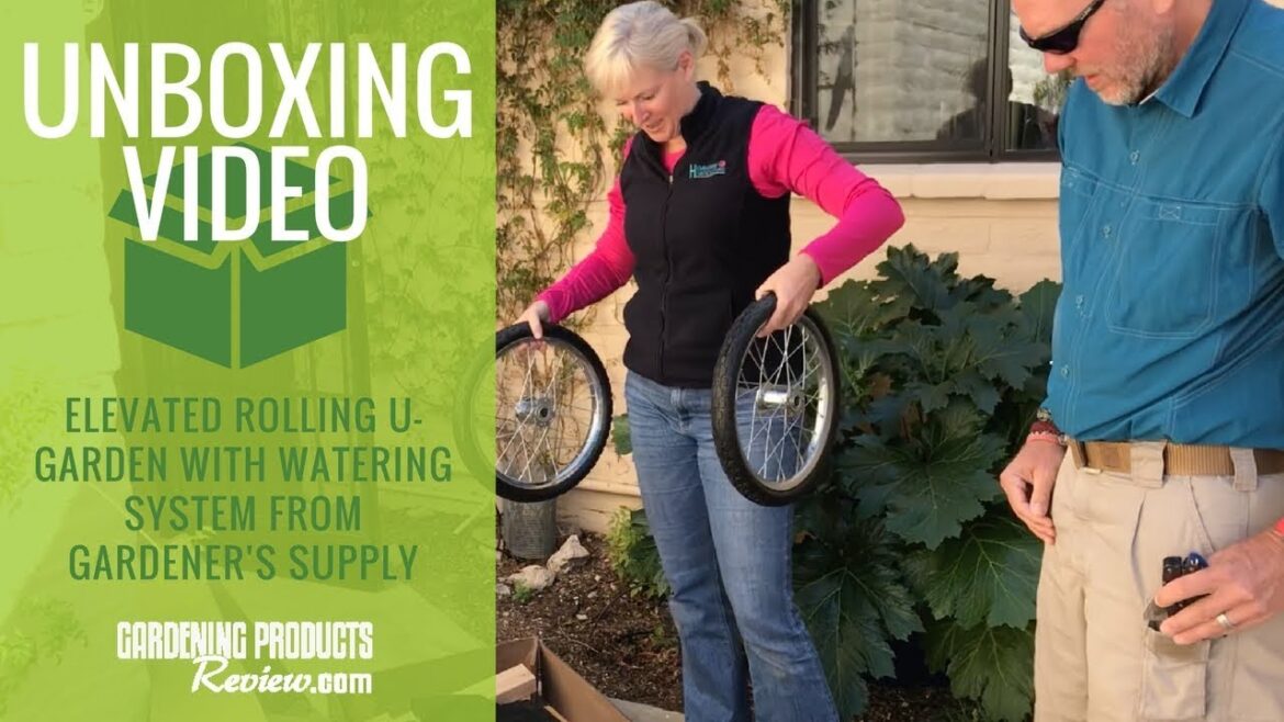 Elevated Rolling U-Garden from Gardener's Supply Company: Unboxing