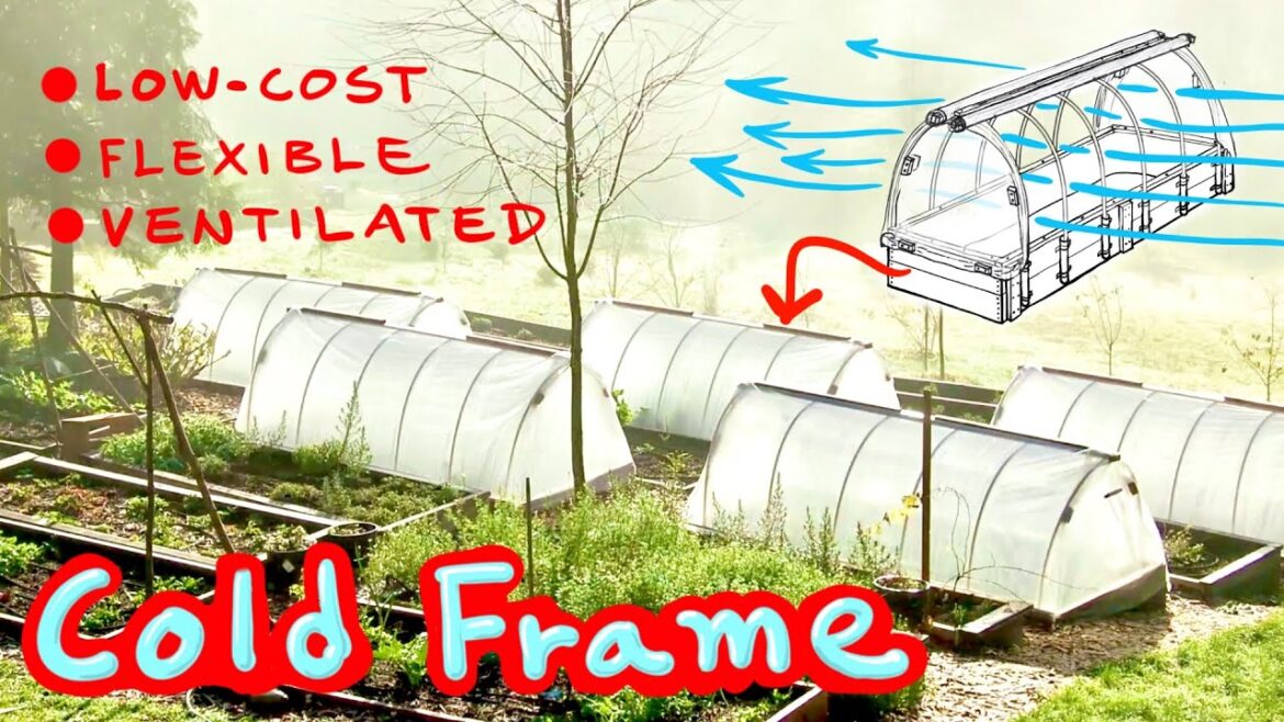 *Part 1 | My Hoop Cold Frame Raised Bed Design: Mini Greenhouse Garden | Step by Step Build DIY Tips