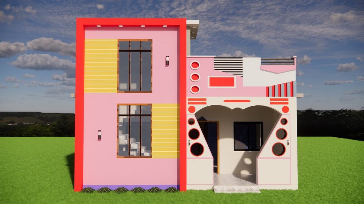 25x40 House Design 3D | 1000 Sqft | 111 Gaj | 3 BHK | Modern Design | Terrace Garden | 8x12 Meters