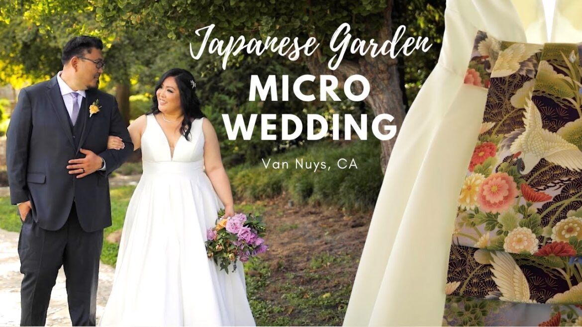 Japanese Garden Micro Wedding in Southern California [Wedding Videography]