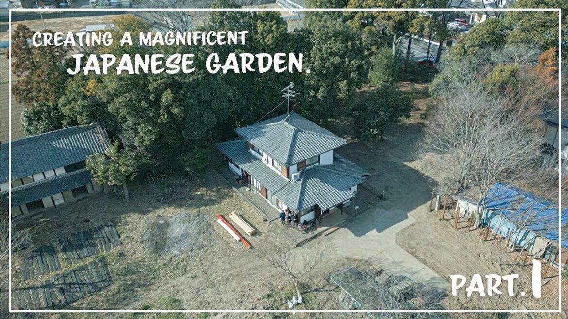 (Pro.58)  The large-scale Japanese garden construction is starting!