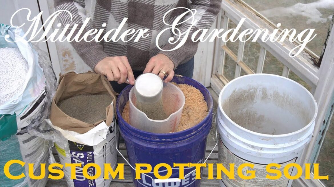 Make Your Own Custom Potting Soil (Mittleider Gardening)