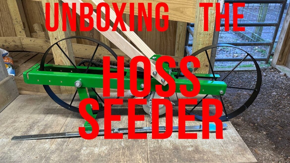 Unleashing the Power of Gardening: Unboxing the Hoss Garden Seeder! Unleashing the Power of Gardening: Unboxing the Hoss Garden Seeder!