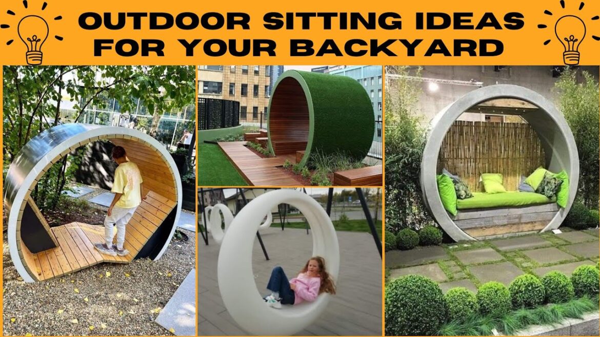 Outdoor sitting ideas for your Backyard| Backyard garden ideas| Sitzideen im Freien für Ihren Garten Outdoor sitting ideas for your Backyard| Backyard garden ideas| Sitzideen im Freien für Ihren Garten