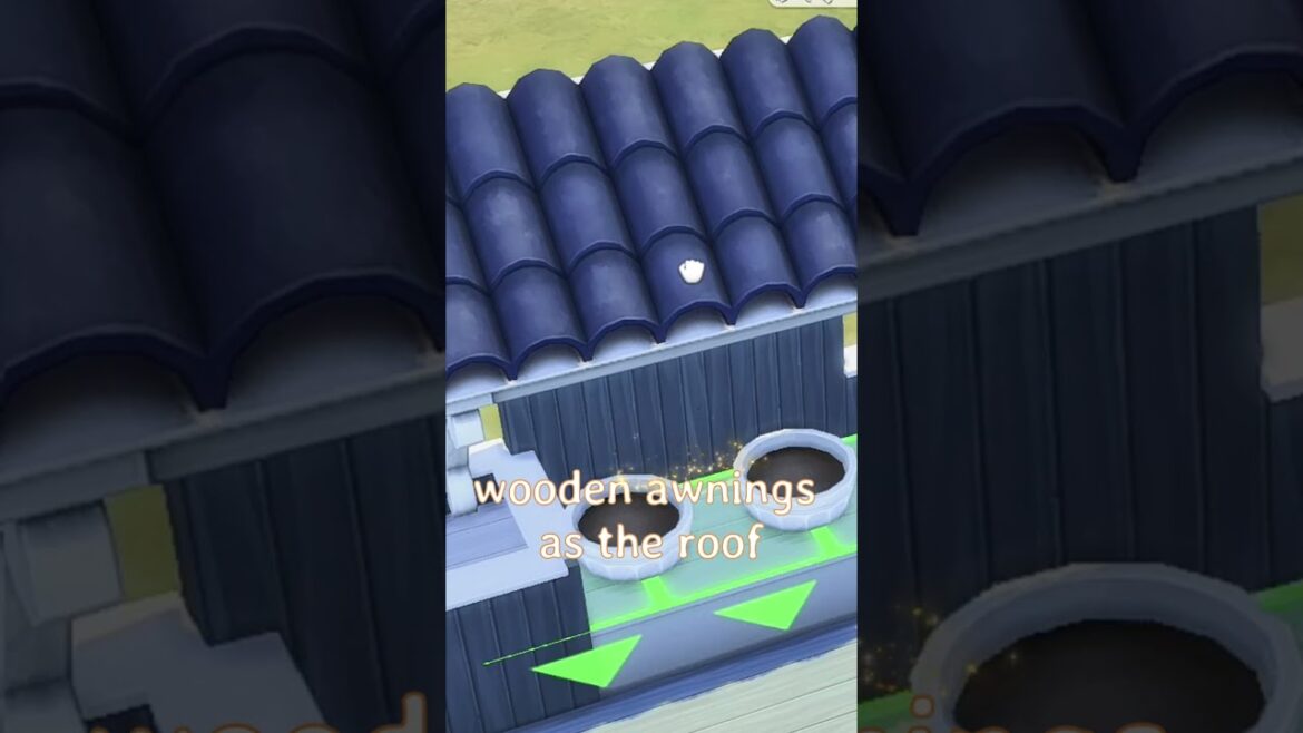 Garden with platform (base game only) Ideas #sims4garden #sims4basegame #sism4ideas