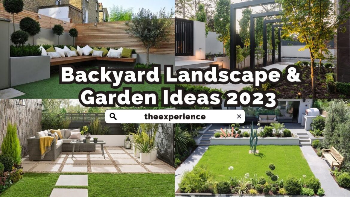 Backyard Landscape & Garden Ideas 2023