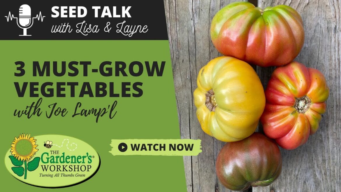 #30 - 3 Must-Grow Vegetables with Joe Lamp'l