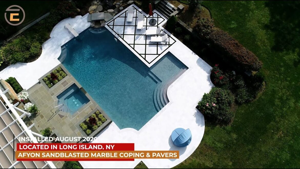 Afyon Ice Sandblasted MARBLE Pavers and Pool Copings Backyard Landscaping Ideas Afyon Ice Sandblasted MARBLE Pavers and Pool Copings Backyard Landscaping Ideas