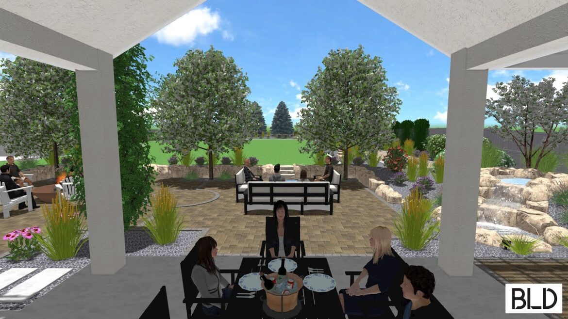 South Meridian Backyard Oasis Landscape Design