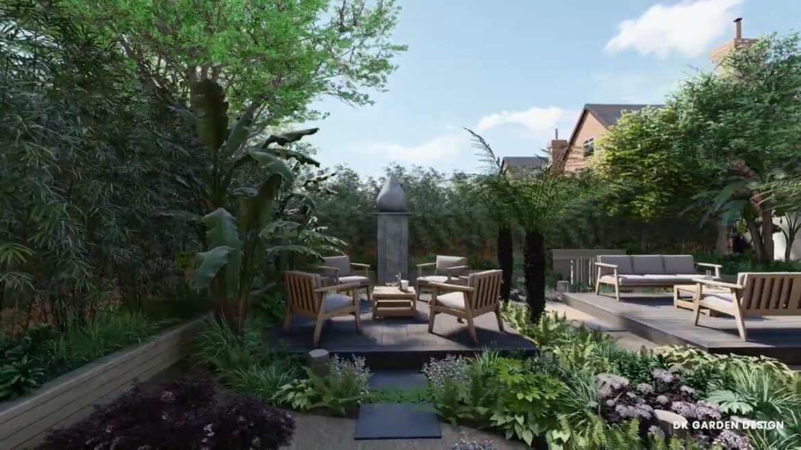 Concept Video Tropical Style Garden Design St Werburghs Rd Chorlton Manchester Concept Video Tropical Style Garden Design St Werburghs Rd Chorlton Manchester