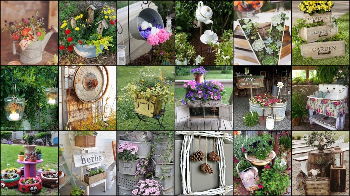 100+ Top Trending Rustic Garden Decoration Ideas | Vintage Garden Ideas for your space