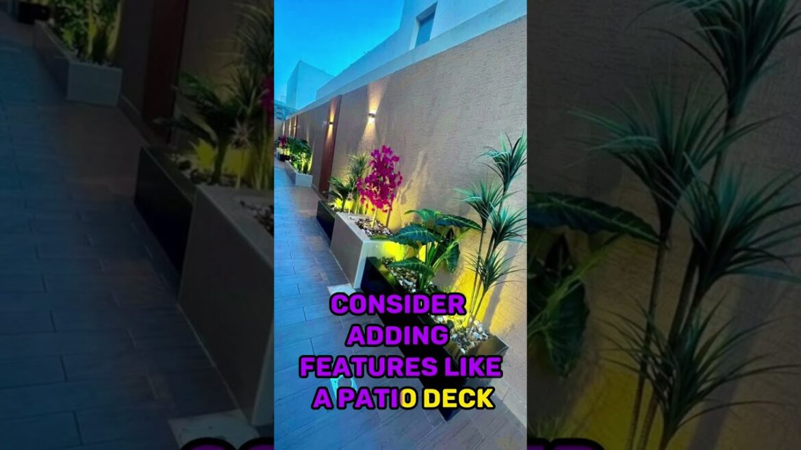 Low maintenance backyard landscaping ideas #shorts