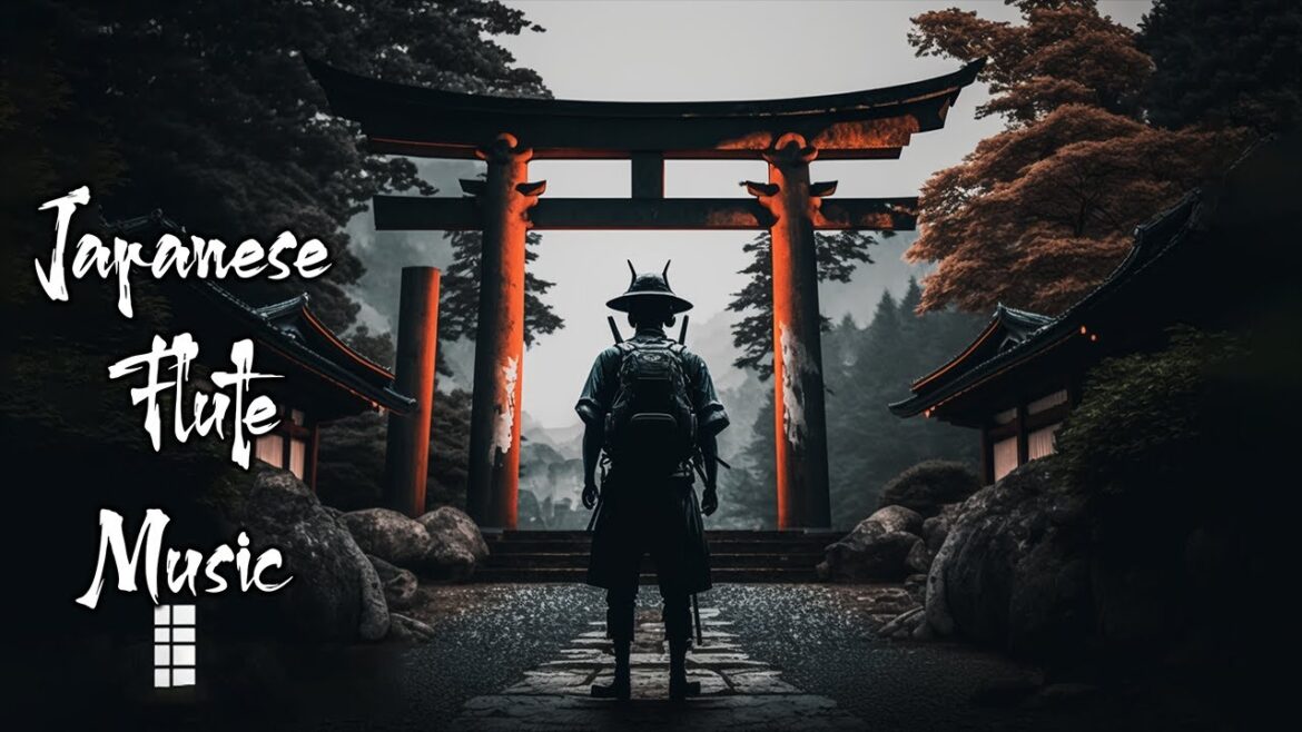 Japanese Flute in an Ancient Village on a Rainy Day - Music For Soothing, Healing, Meditation