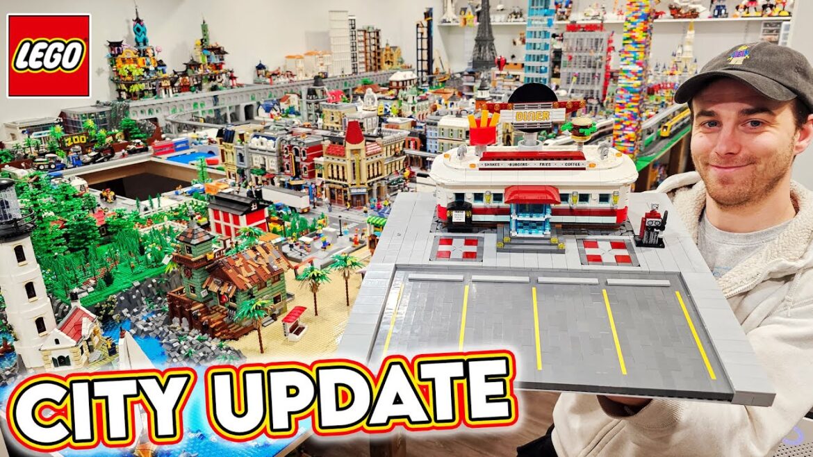LEGO City Update! Layout Changes & Placing 1950s Diner! LEGO City Update! Layout Changes & Placing 1950s Diner!