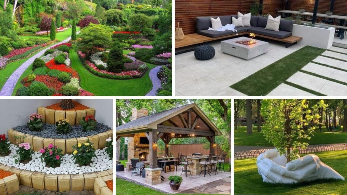 400+ garden and backyard landscape design ideas!