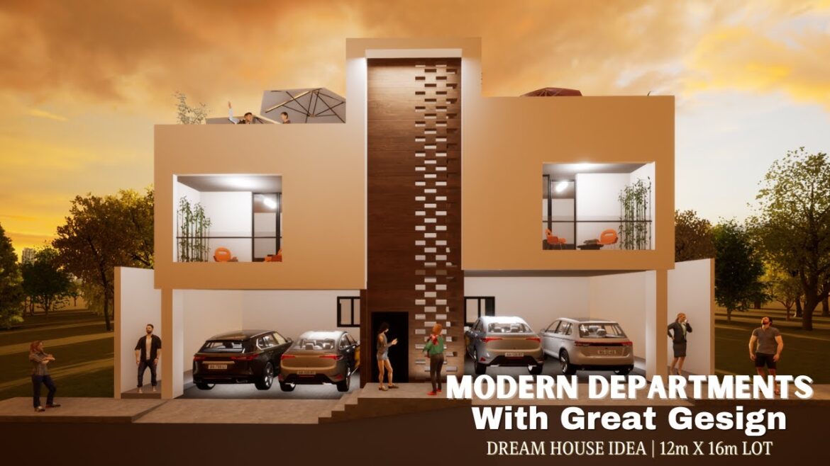 Diseño de DEPARTAMENTOS con Roof Garden - DESIGN OF DEPARTMENTS WITH ROOF Garden