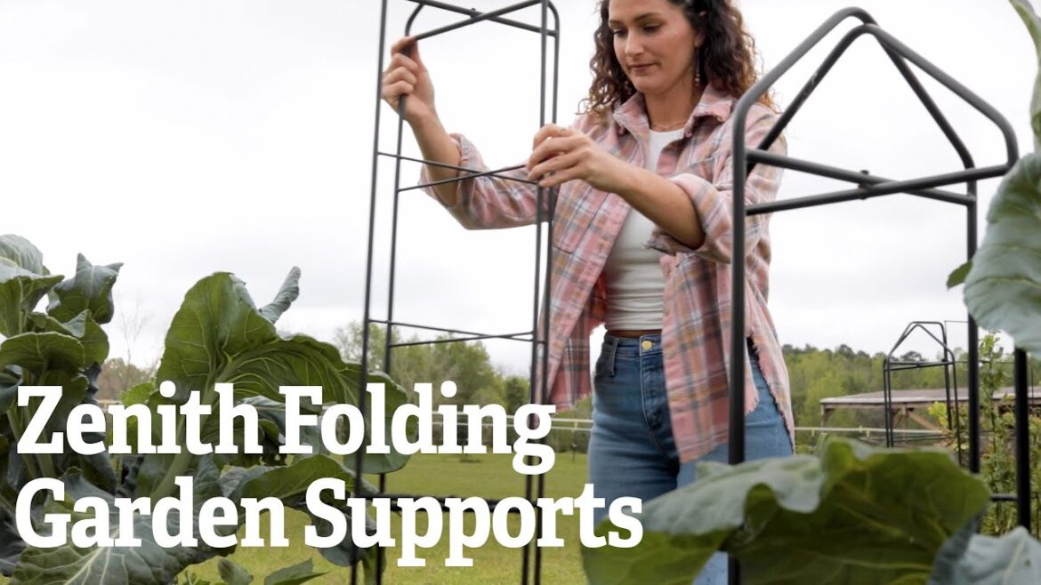 A Closer Look At The Zenith Folding Garden Supports A Closer Look At The Zenith Folding Garden Supports