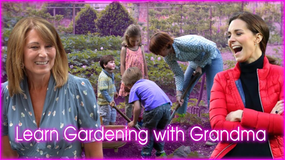 Carole Middleton TAUGHT William and Catherine's Children To Gardening & Play Muddy In Her Garden
