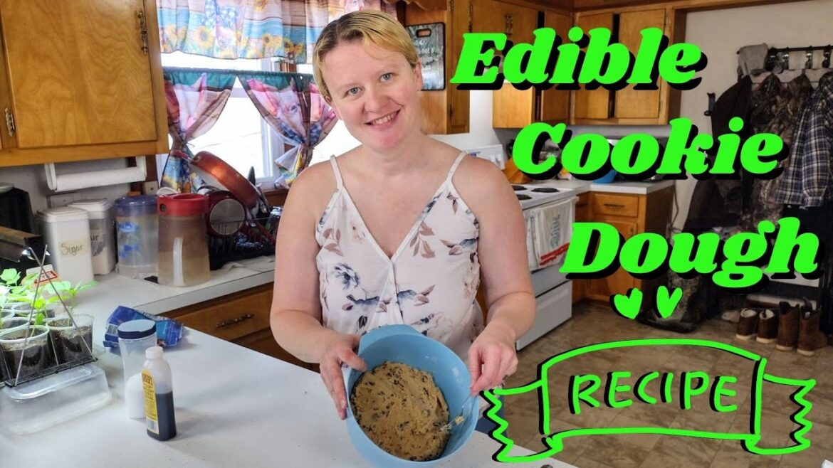 Edible Cookie Dough #cookiedough #easydessert #homemade #recipe