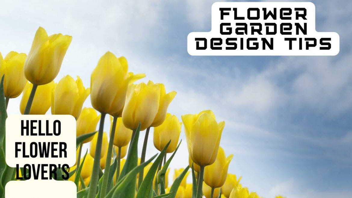 Flower Garden Design Tips