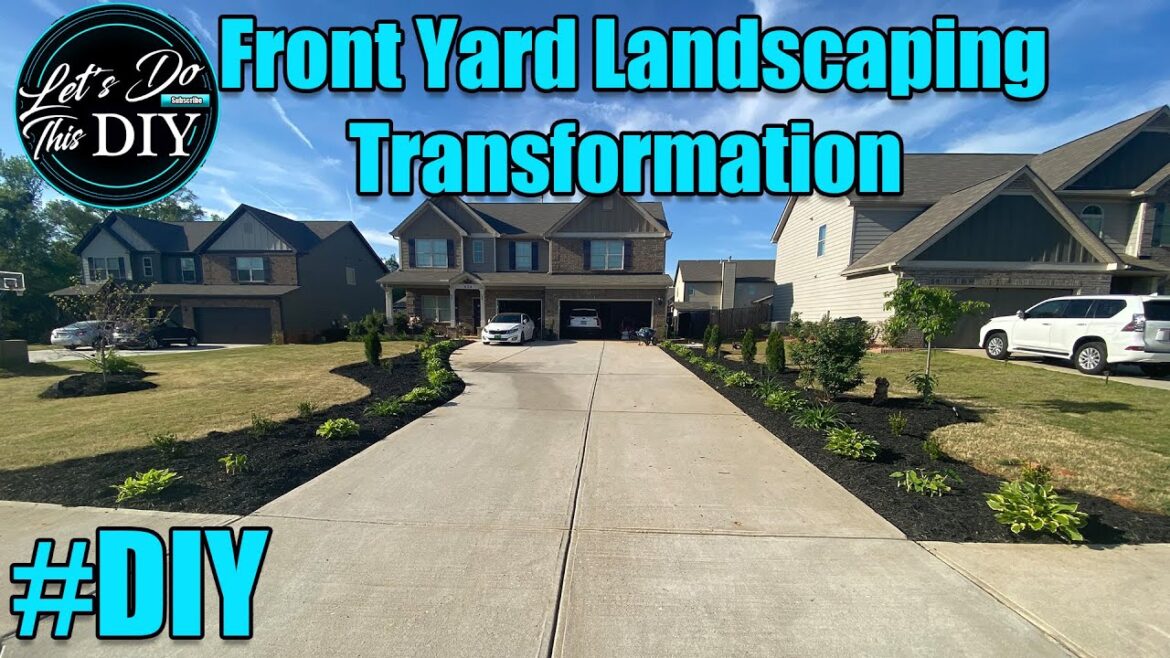 Front Yard Landscaping Transformation | DIY