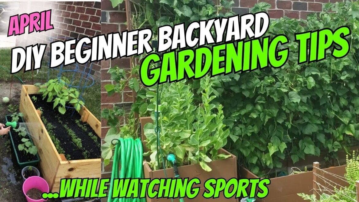 DIY Beginner GARDENING TIPS for APRIL #gardening #garden #diy