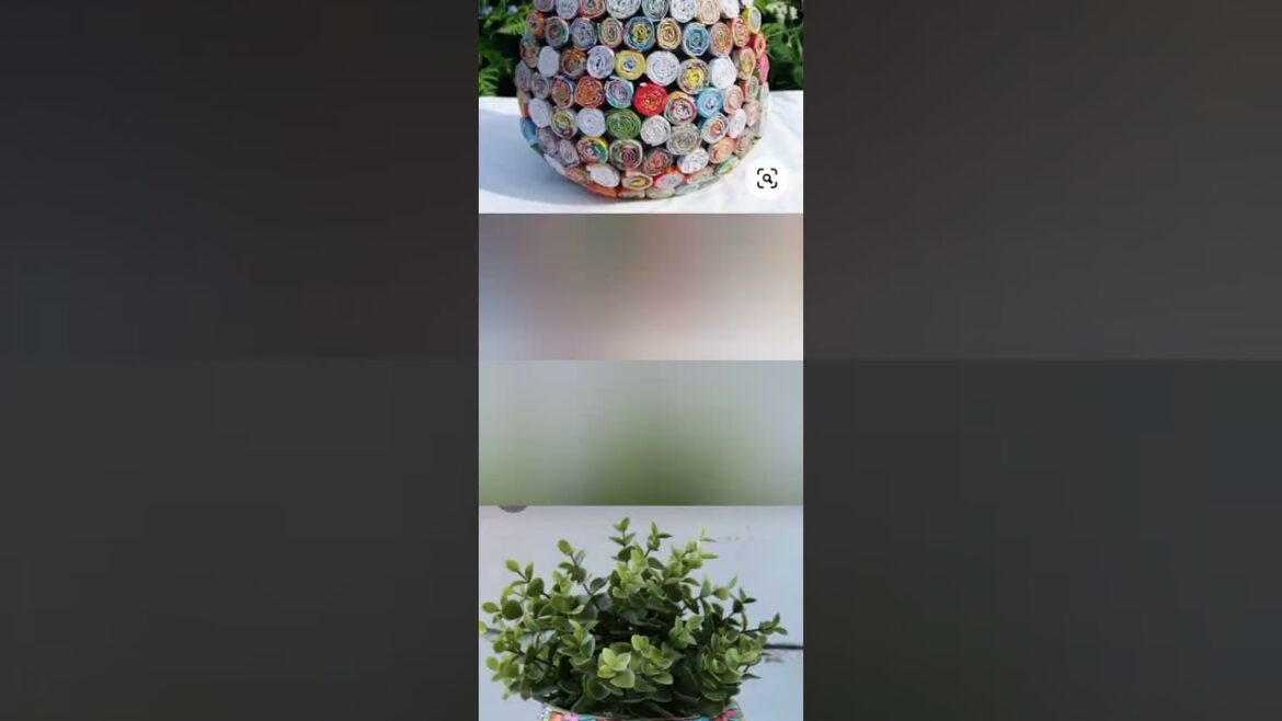 Large & Colorful Indoor plant  Pot with Drainage Plate#shortvideo