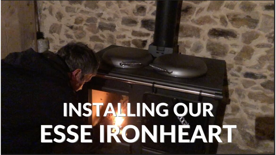 Installing The Esse Ironheart Wood Cookstove & Chimney • Bloopers • Living a French Life S02E05