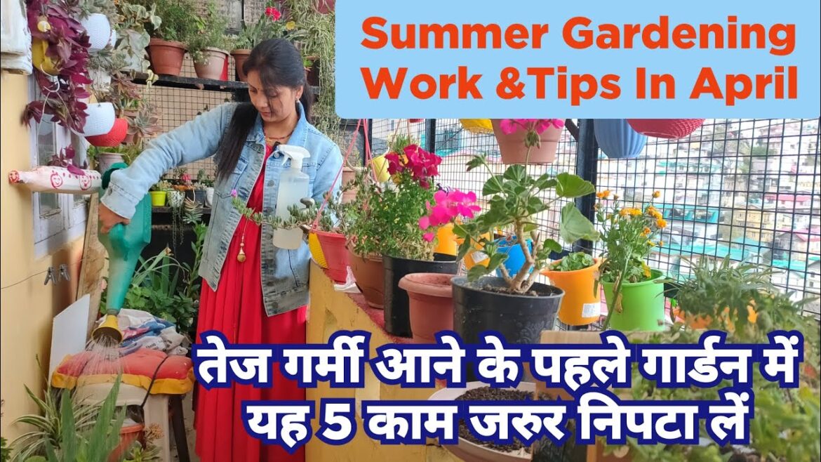 तेज गर्मी आने से पहले यह 5 काम जरूर निपटा लें Summer Gardening Work & Tips In April / Gardening Tips