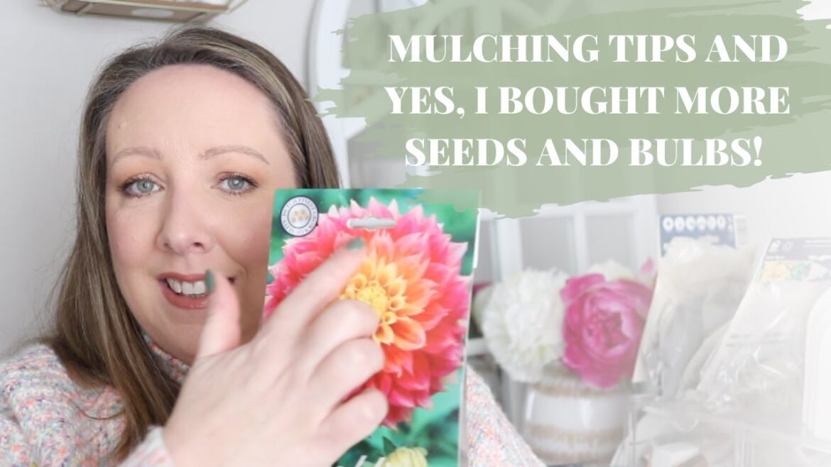 Garden chats – tips on mulching and my final seed haul for this year Garden chats - tips on mulching and my final seed haul for this year