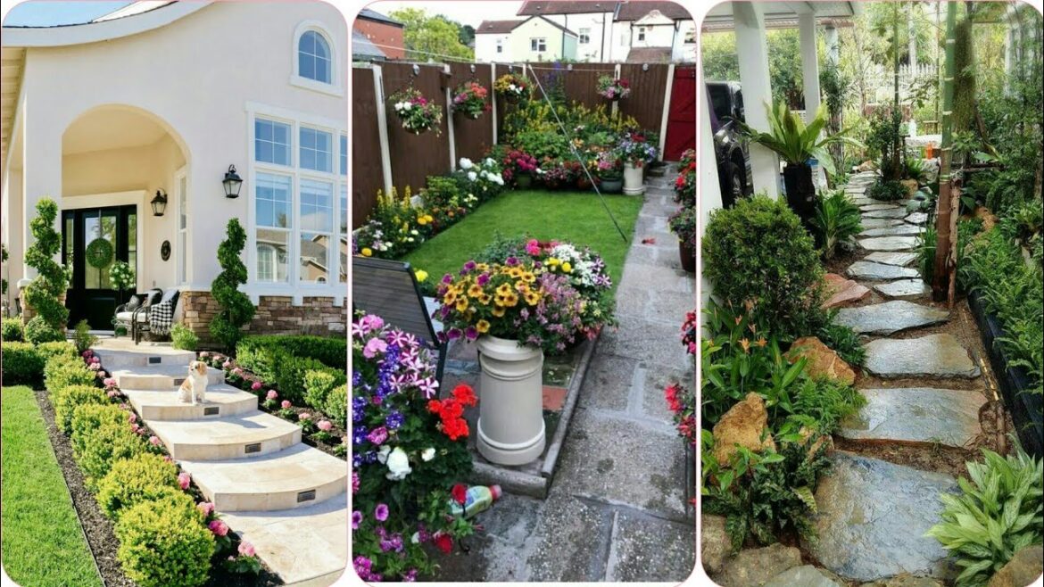 Front Yard Landscape Decoration Designs | front yard landscaping ideas for front of house